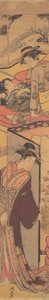 プレジャー ハウス、18 世紀後半。 作： Torii Kiyonaga