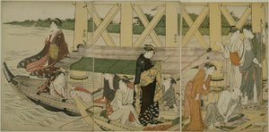 吾妻橋下の遊覧船
