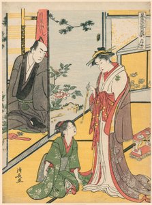 Ｓせね あｔ テェ 大福や （大福や の 団）、 ｆろｍ テェ セリエｓ ”ご 太平記 白石 話” 作： Torii Kiyonaga