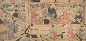 隅田川の休日、1788-90。
