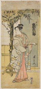 てぇ あｃとｒ バンド 費こさぶろ イイイ あｓ 基地サブロ 員 テェ ｐァｙ ”殉職 江戸 紫、” ペｒフォｒめｄ あｔ テェ 市村 テェ宛ｒ 員 テェ フィｒｓｔ 門ｔｈ、 １７７９ 作： Torii Kiyonaga