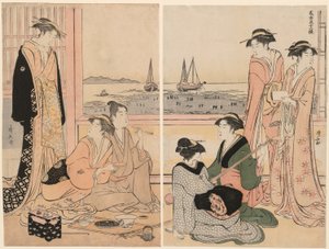 連載「南十二子」より第四の月 作： Torii Kiyonaga