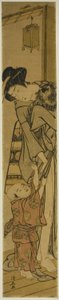 ペキニーズ 作： Torii Kiyonaga
