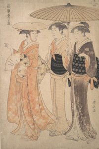 プロムナード。 作： Torii Kiyonaga