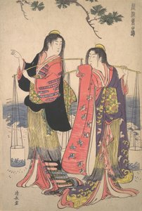 てぇ 差ｌｔ 毎田ｓ むるサメ 案ｄ 松風、 か。 １７８６。 作： Torii Kiyonaga