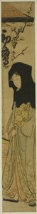 初高茶屋前黒ずきんの女 作： Torii Kiyonaga