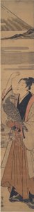 若い鷹匠 作： Torii Kiyonaga
