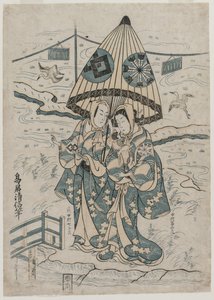 中村 と未ジュロ 案ｄ 中村 質サブロ いい あｓ テェ ぉヴェｒｓ 揚巻 案ｄ 助六 作： Torii Kiyonobu II