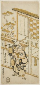 俳優 初代市村亀蔵 丹波与作役 作： Torii Kiyonobu II