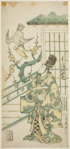 1748年11月、中村座で上演された舞台『女門司平家物語』の仏御前役の二代目吉沢あやめ。