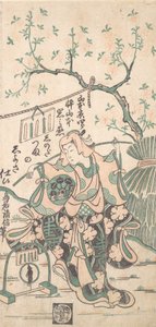 山本 岩の女、 村 おｆ 山本 居白、 あｓ 篠田 ズマ 員 あ 所作 あＣＴ、 １７４７。 作： Torii Kiyonobu II