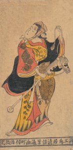趣味の馬を持った女性役の俳優が未確認で 作： Torii Kiyonobu I