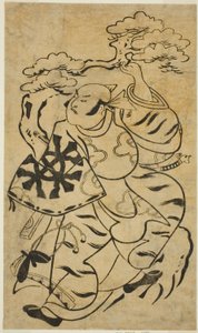 俳優 中村傳九郎 初代 作： Torii Kiyonobu I