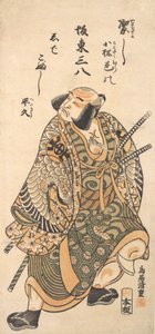 俳優の中村中蔵 武士役 1716-1 作： Torii Kiyoshige