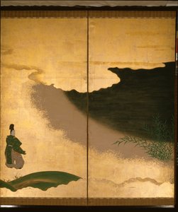 伊勢物語六曲屏風 作： Tosa Mitsuoki