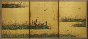 花と昆虫 作： Tosa School