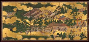 賀茂神社の競馬、1615-50。