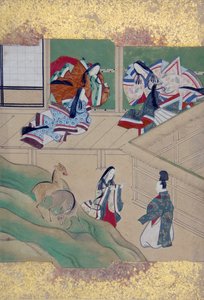 伊勢物語伊勢物語の情景、18世紀後半。 作： Tosa School