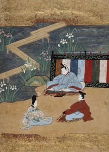 伊勢物語の挿絵 伊勢物語、18世紀後半。 作： Tosa School