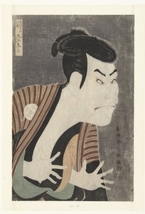大谷鬼次の胸像。 作： Toshusai Sharaku