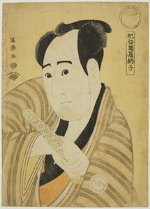 紀伊國屋敏志（三代目澤村宗十郎・九雀三郎業平役） 作： Toshusai Sharaku