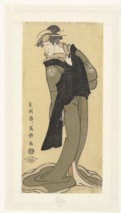 Vrouwenrol の Portret van Osagawa Tsuneyo II 作： Toshusai Sharaku
