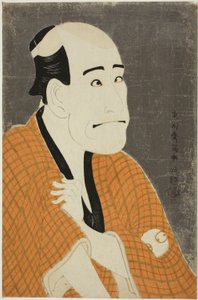 金貸しの石部の金吉役に二代目嵐龍三。 作： Toshusai Sharaku