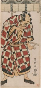 秦の泰山竹虎役：三代目大谷博治 作： Toshusai Sharaku