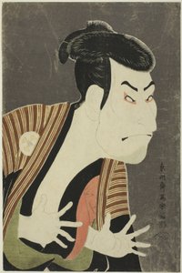 俳優大谷鬼二世、江戸北、1794 作： Toshusai Sharaku