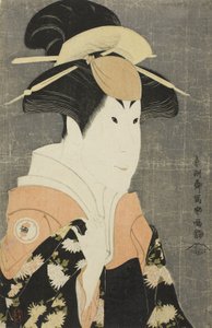 The actor Segawa Tomisaburo II as Yadorigi, wife of Ogishi Kurando, 1794 作： Toshusai Sharaku