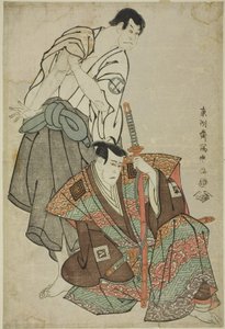 俳優市川八十三lll 作： Toshusai Sharaku