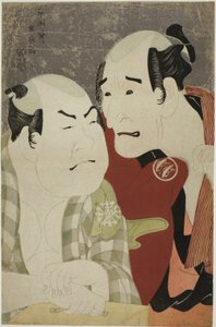 ボーダラ長左衛門役の中島和大右衛門と船頭神奈川屋のゴン役の中村この蔵さん（左）