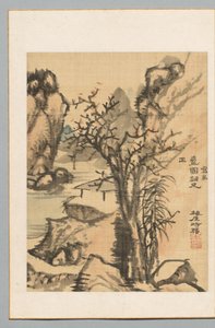 風景、18 世紀後半から 19 世紀初頭。 作： Totoki Baigai