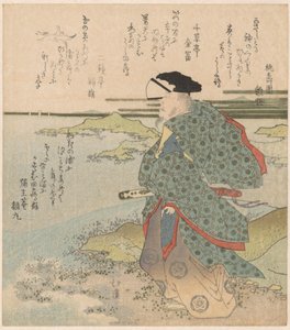 とまるタンチョウを間近で見る 作： Totoya Hokkei