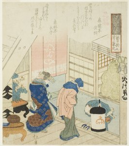 約束 (せいやくのうけい) シリーズ「古代の言葉の梯子の十八の図解 (Kogentei Juhachiban Tsuzuki)」より 作： Totoya Hokkei