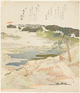金沢の初日の出 作： Totoya Hokkei