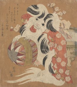 1814戌年摺物カレンダー。 作： Totoya Hokkei
