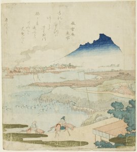 隅田川の眺め 作： Totoya Hokkei