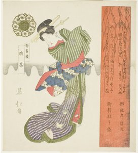 「柳番付シリーズ」より 柳茶（やなぎちゃ） 作： Totoya Hokkei