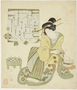 「二十四節親孝行」シリーズより曽神（そうしん） 作： Totoya Hokkei