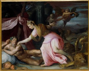 覚醒したモーフィのサイベル オール・サンツ・デュブルイユ（1561-1602）の絵 作： Toussaint Dubreuil
