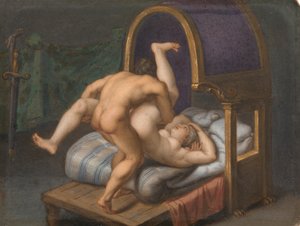 パンが追うニンフ・シュリンクス 作： Toussaint Gelton