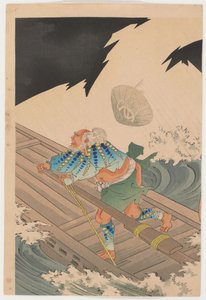 丈 の 一節、 矢口 作： Toyohara Chikanobu