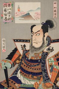 加藤清正 作： 豊原国周