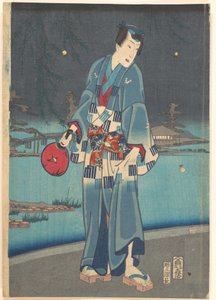 今様源氏 - 蛍遊び 作： 豊原国周