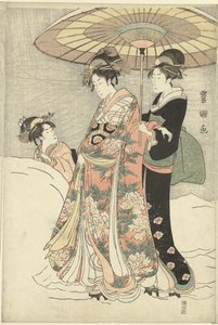 スノーボール 作： Toyokuni (II) , Utagawa