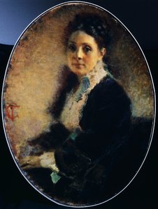 デシャン夫人の肖像（トランキーロ・クレモナ作 作： Tranquillo Cremona
