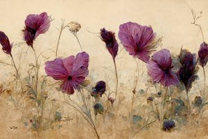 柔らかな紫色の花