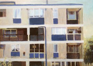 A place to live 16, 2011（合板に油彩）