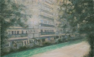生きる場所 52, 2013 （合板に油彩） 作： トレバー・バージェス